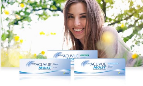 1-Day Acuvue Moist Daily Disposable Contact lenses
